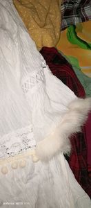 Women's flared fur top