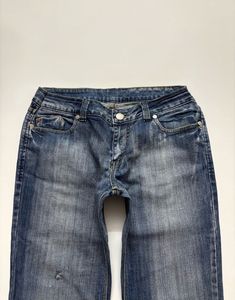 VICTORIA BECKHAM low rise flared Y2K grail jeans