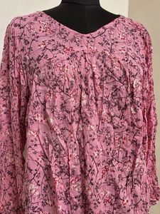 Pink Floral Top