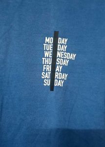 Men's Blue Graphic T-Shirt