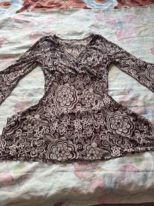 Boho Floral Print top