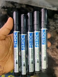 DOMS Refilo Permanent Marker Pens (Set of 5)