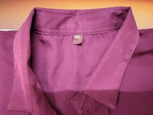 Classy Wine Solid casual shirt- soft Fabric