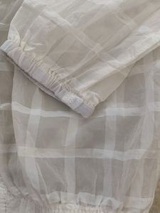 Sheer White Hooded Jacket windbreaker