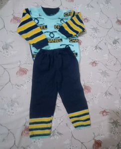 Stylish Kids Sweater and Pants Set