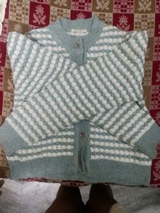 Light Blue &amp; White Patterned Cardigan bundle
