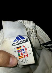 Adidas White Track Pants