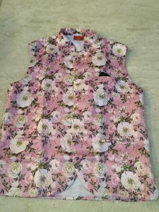 Floral Print Kurta Set with Pyjamas