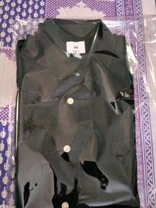 H&amp;M Black Corduroy Shirt