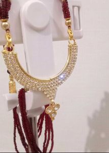 Brand new Stunning Beaded Mangalsutra with CZ