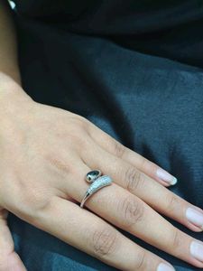 ✨ Silver Luxe Dual Drop Adjustable Ring ✨
