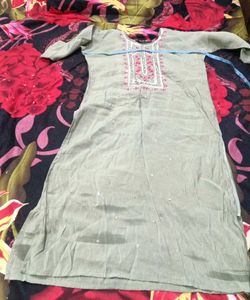 Today offer only @299 Kurta set sea green