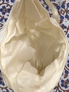 Cream Padded Shoulder Bag