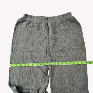Flared Ribbed Knit Pants