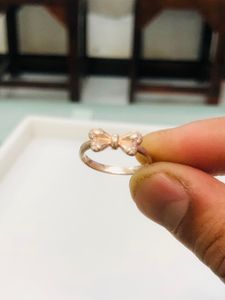 92.5 Silver Rose Gold Plated Ring 💍