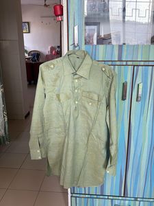Men's Light Green Kurta Shirt
