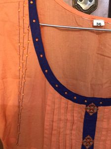 Orange Kurta Never Used