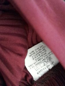 Burgundy Casual Palazzo (Women's)