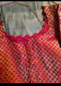 last price.   silk saree with blouse