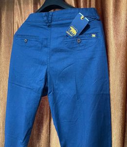 New Urban Ranger by Pantaloons Navy Blue Trousers