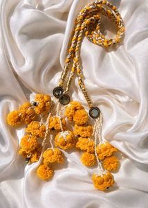 Handmade Yellow Tassels hair Accessory