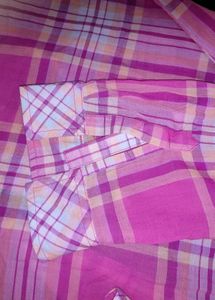 Pink Plaid cardigan