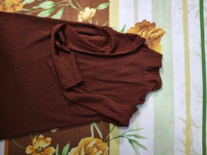 Chic Maroon Long Sleeve Top