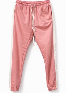Pink Side Stripe Joggers