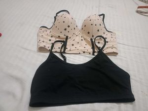 Chiara Ferragni Eye-star Print Push-up Bra