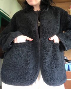Black Teddy Fleece Jacket