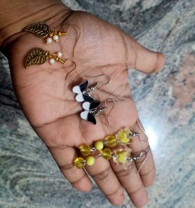 Set of 3 Unique Earrings