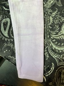 Velvet Trouser With Pocket Lavender Color