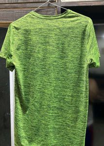 Vibrant Green Melange T-Shirt men's