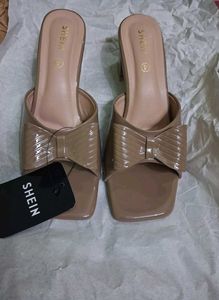 Shein Bow Nude Sandals
