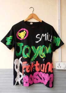 Vibrant Graffiti Print T-Shirt (Women)