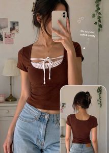 Y2K coquette tops