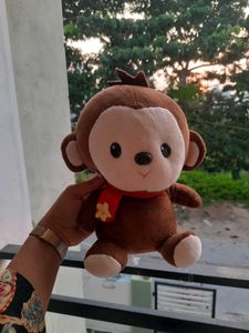 Set of 3 Plush Toys - Monkey, Bear, Dog