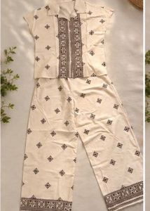 Savana - Ethinc Print Relaxed Co Ord Set