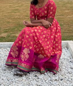 Beautiful Light Blue Ethnic Gown