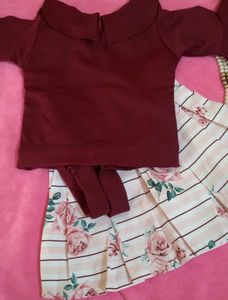 Baby Girls Skirt And Top Dress