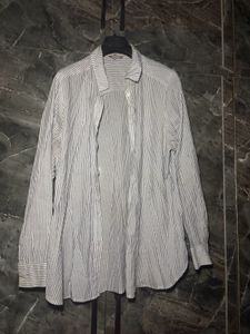 H&amp;M Striped Oversized Shirt for Women’s