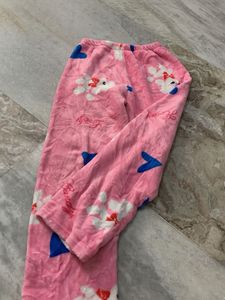 Cozy Pink Cartoon Pajama Pants