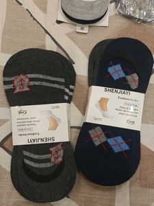 Men's Fashion Socks - Invisible Style pack of 6