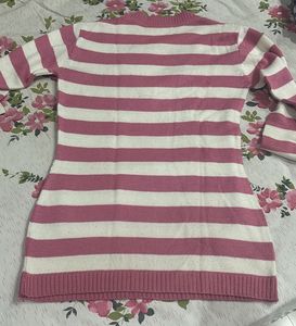Striped Knit Mini Dress