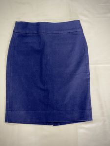 Classic Navy Blue Pencil Skirt
