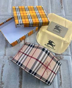 BURBERRY**PREMIUM QUALITY* MENS WALLET WD BOX