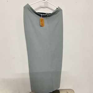 Gray Maxi Skirt