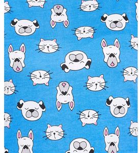 Cute Dog Print Pajama Set