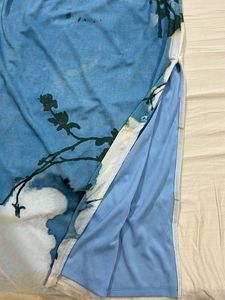 NUON Blue Abstract Print Maxi Dress