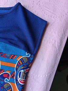Boho Print Sleeveless Tunic Top